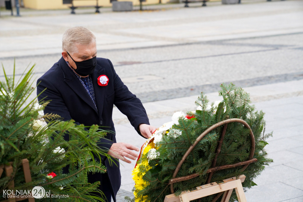 Białystok uczcił 102. rocznicę odzyskania niepodległości przez Polskę