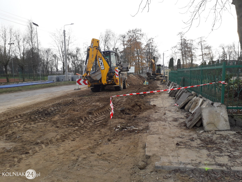 Asfalt na ulicy Konopnickiej w Kolnie (część 2.)