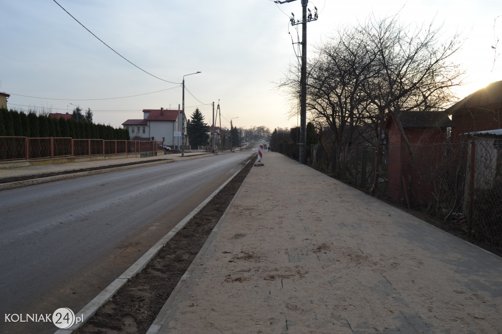 Asfalt na ulicy Konopnickiej w Kolnie (część 2.)