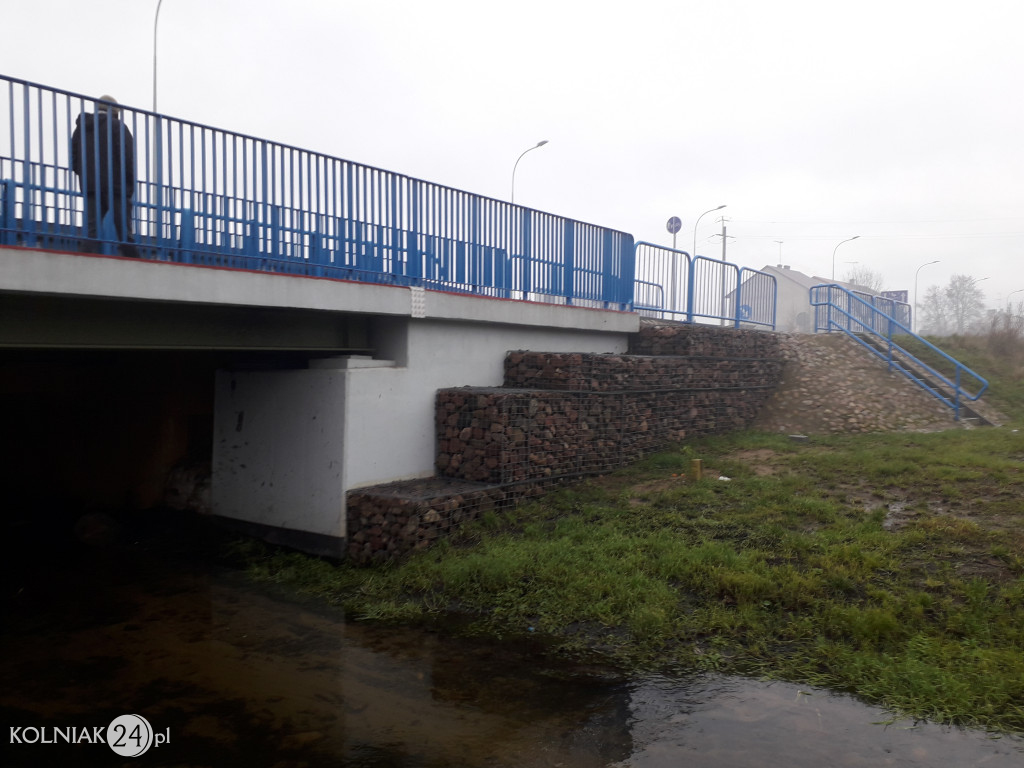 Łabnianka: widok z mostu w Kolnie