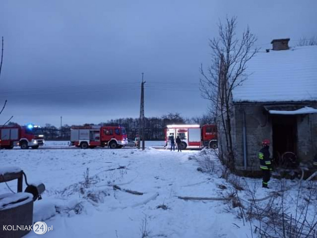 Pożar w Małym Płocku