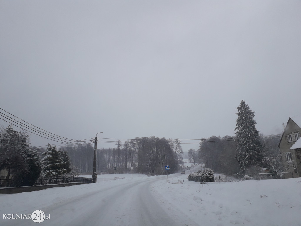 Podróż autem z Kolna do Grabowa