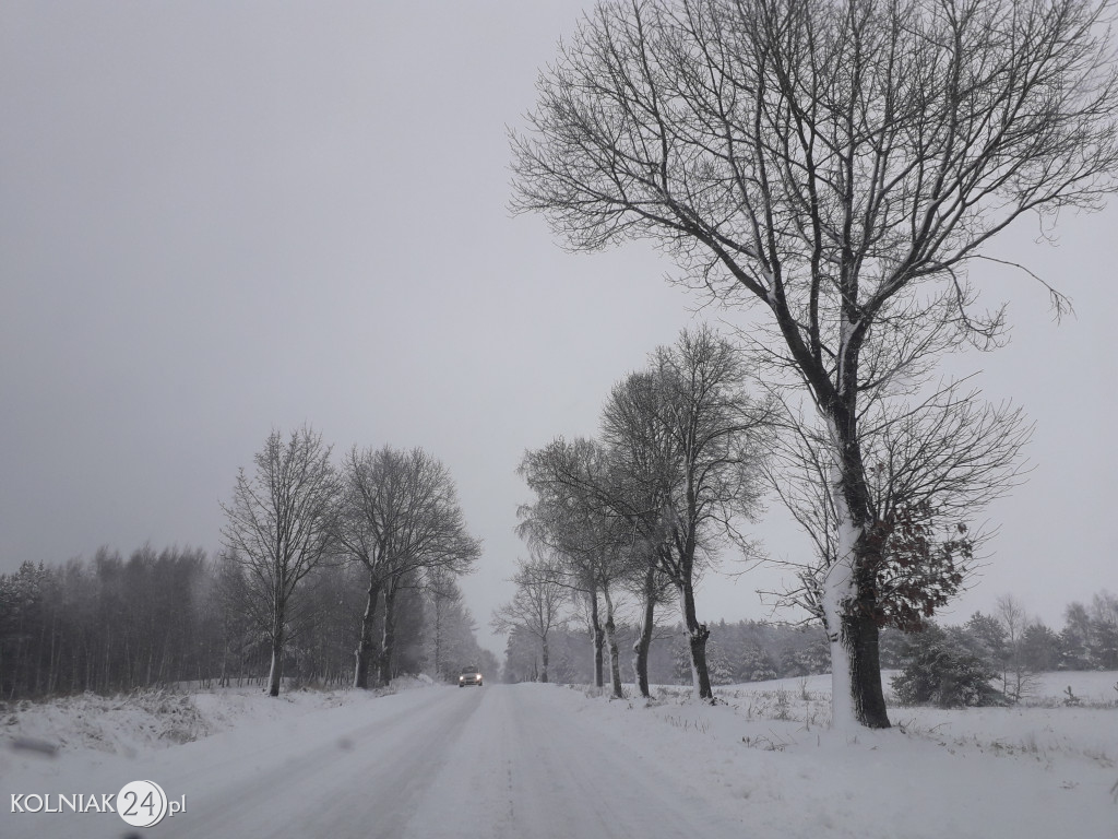 Podróż autem z Kolna do Grabowa