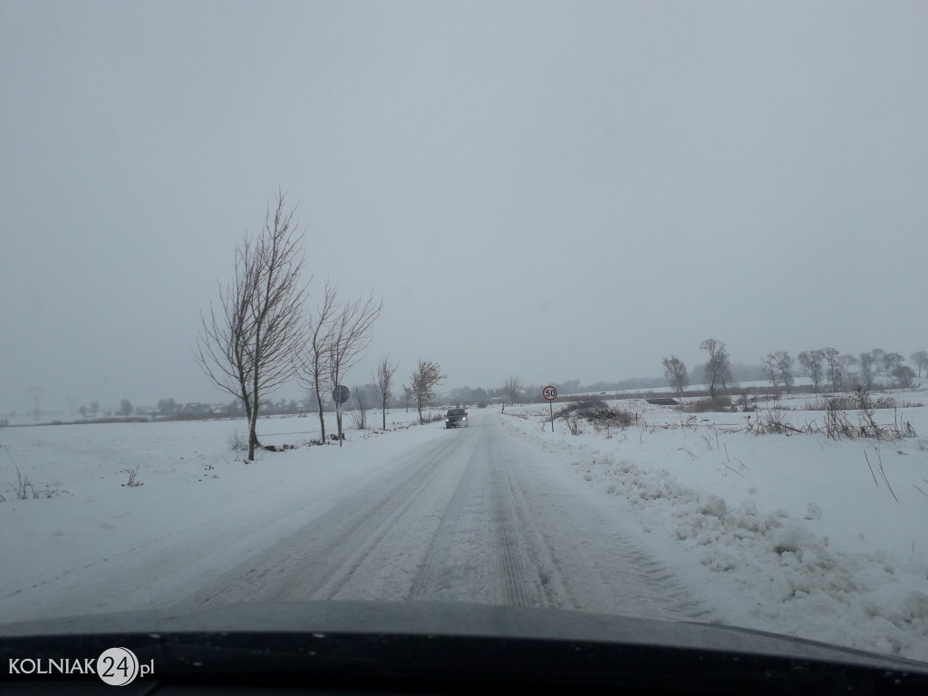 Podróż autem z Kolna do Grabowa