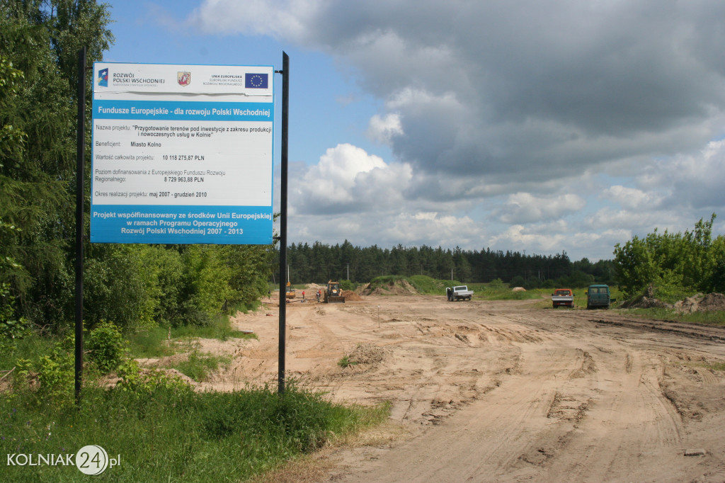Uzbrojenie terenów inwestycyjnych w Kolnie