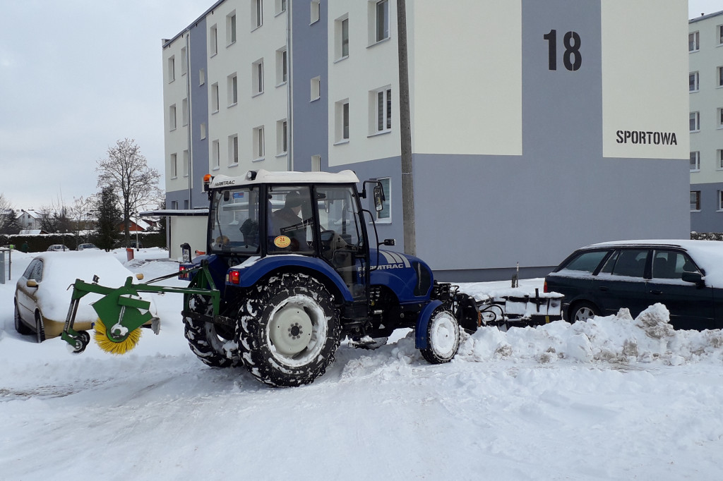 Kolno zasypane śniegiem (luty 2021)