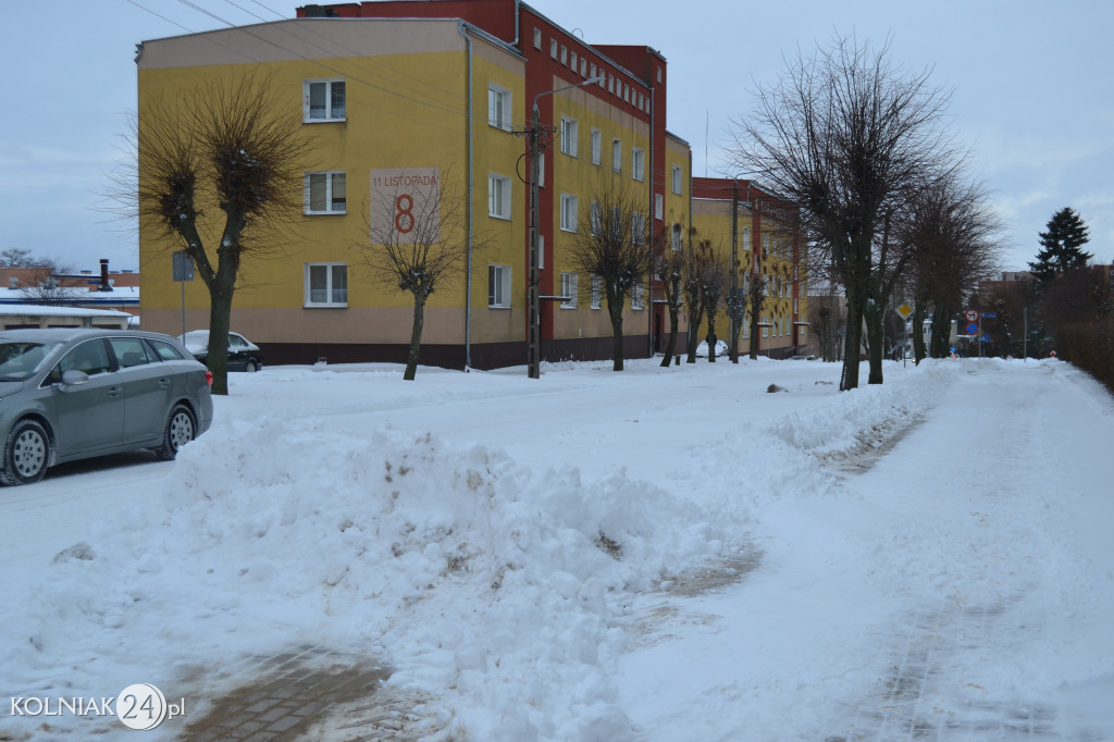 Kolno zasypane śniegiem (luty 2021)