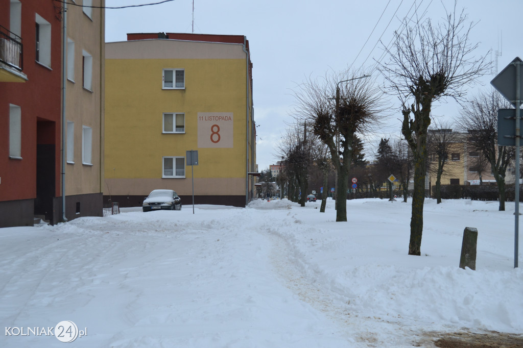 Kolno zasypane śniegiem (luty 2021)