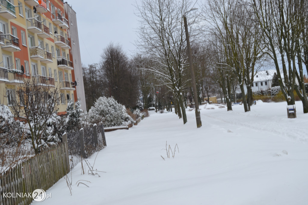 Kolno zasypane śniegiem (luty 2021)