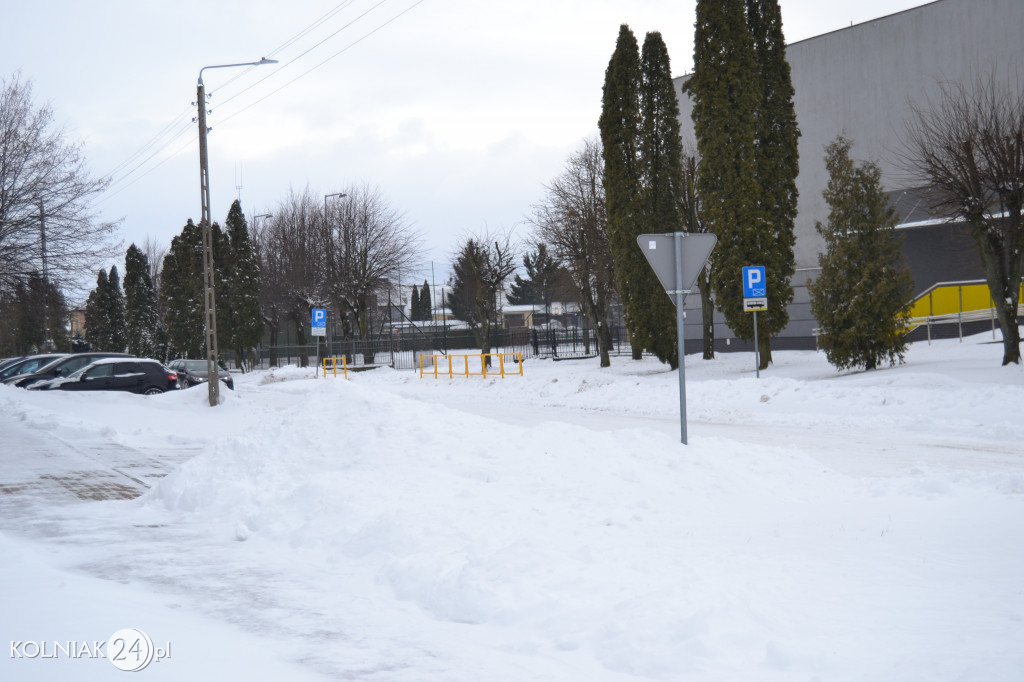 Kolno zasypane śniegiem (luty 2021)