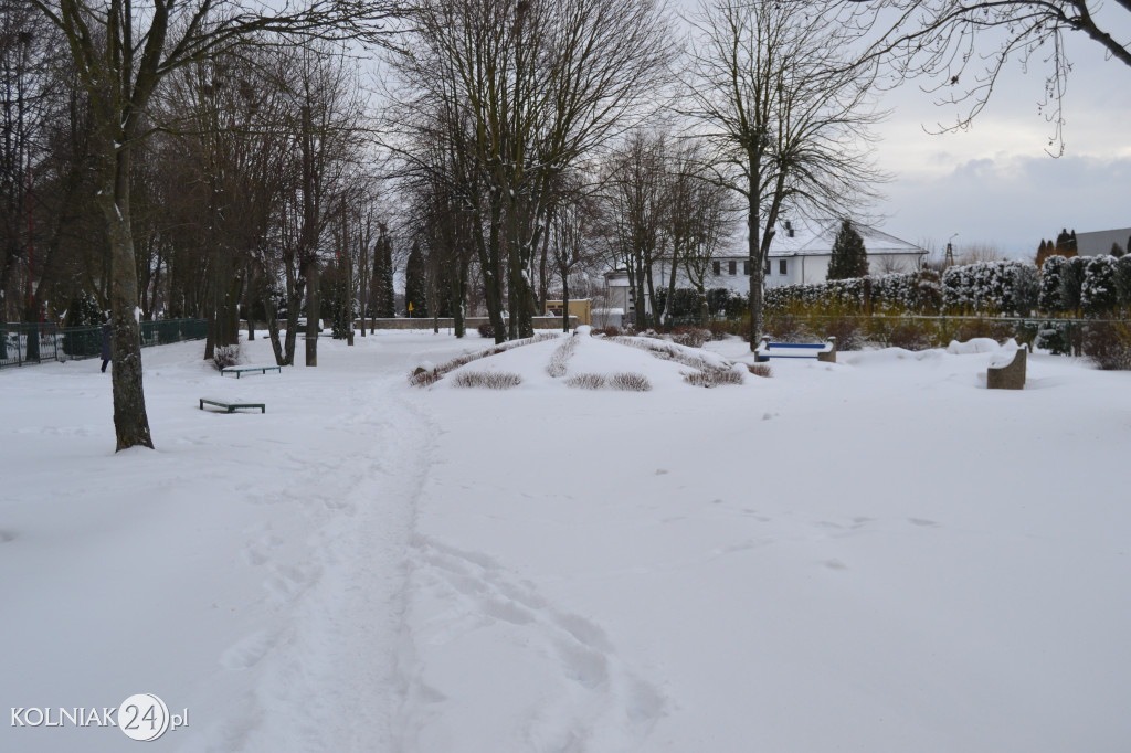 Kolno zasypane śniegiem (luty 2021)