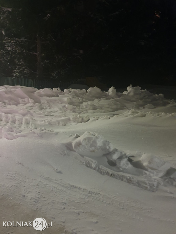 Kolno: śnieg, zawieje i zamiecie