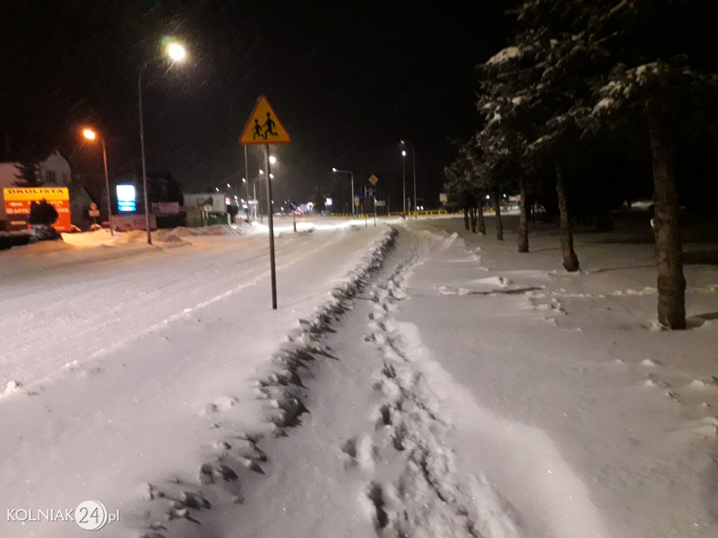 Kolno: śnieg, zawieje i zamiecie