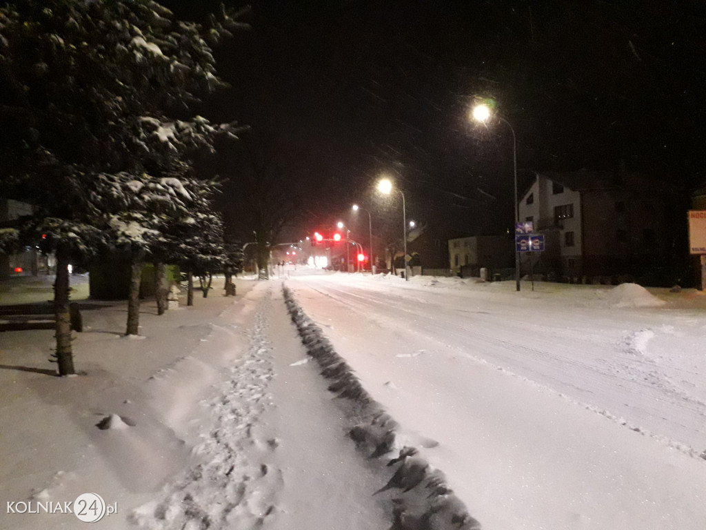 Kolno: śnieg, zawieje i zamiecie