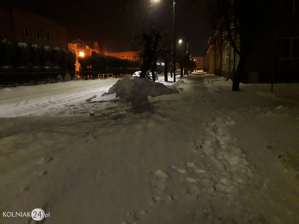 Kolno: śnieg, zawieje i zamiecie
