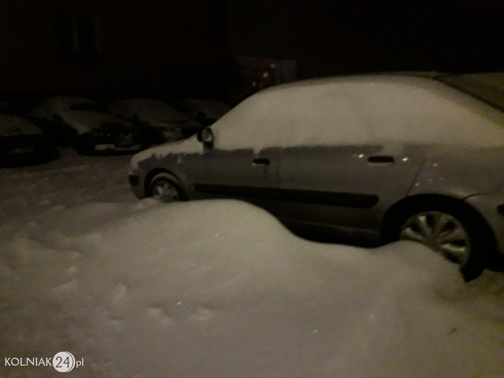 Kolno: śnieg, zawieje i zamiecie
