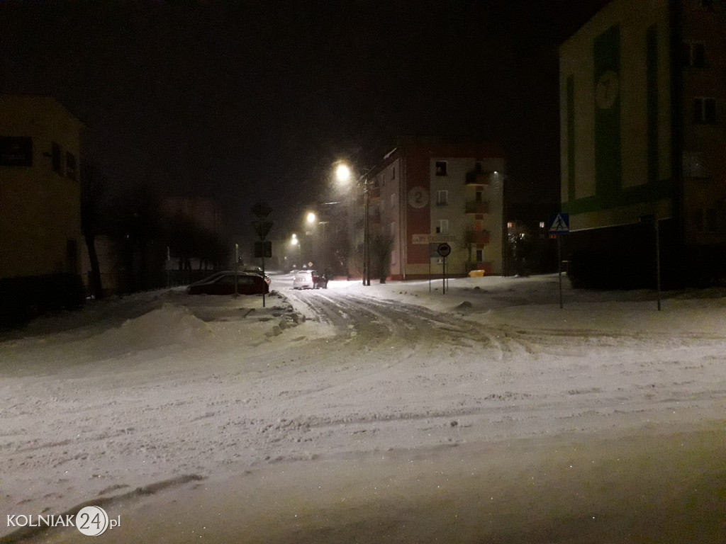 Kolno: śnieg, zawieje i zamiecie