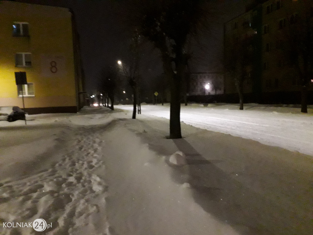 Kolno: śnieg, zawieje i zamiecie