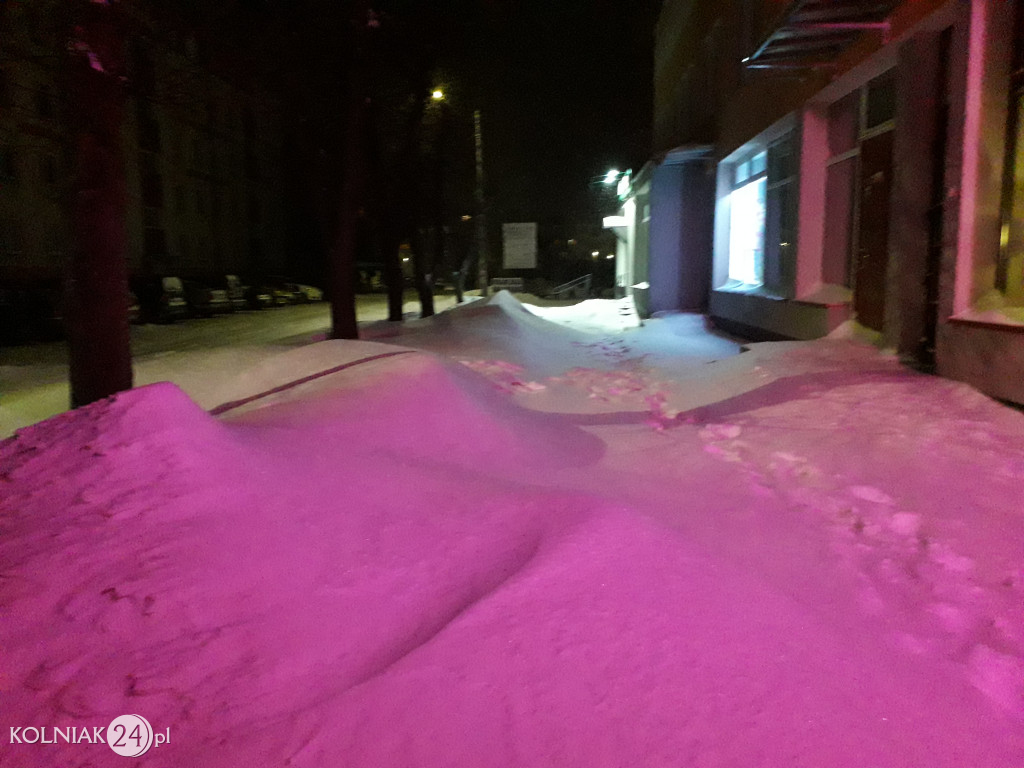 Kolno: śnieg, zawieje i zamiecie