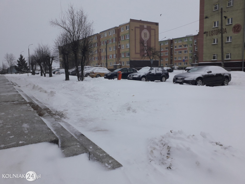 Kolno: śnieg, zawieje i zamiecie