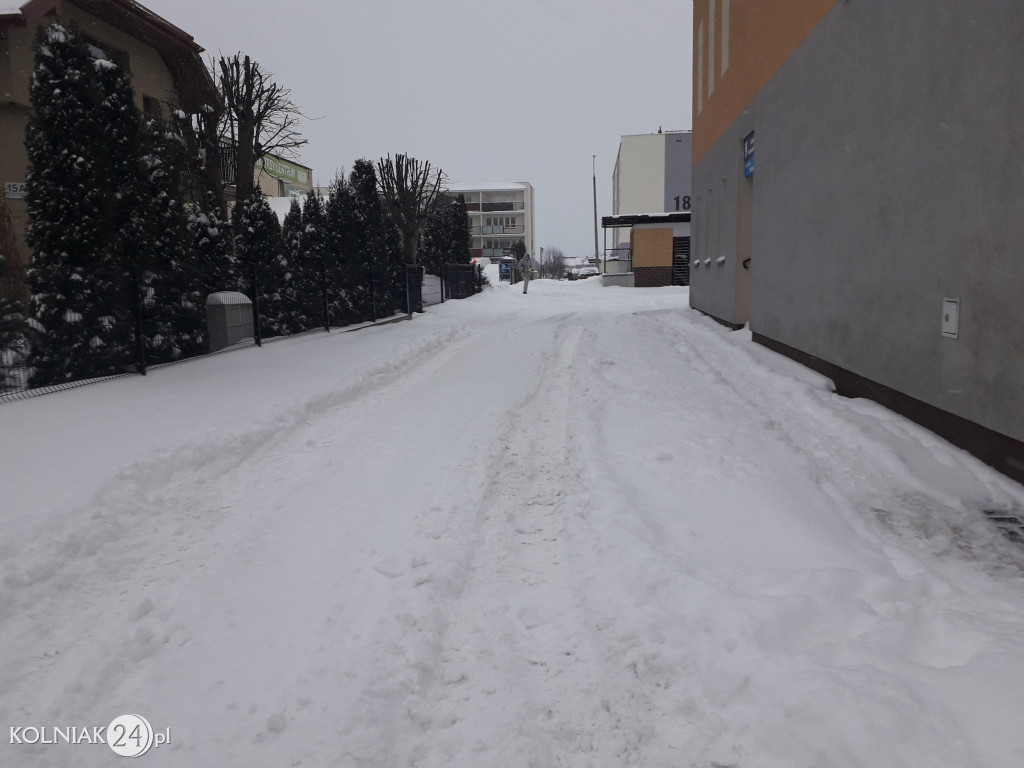 Kolno: śnieg, zawieje i zamiecie