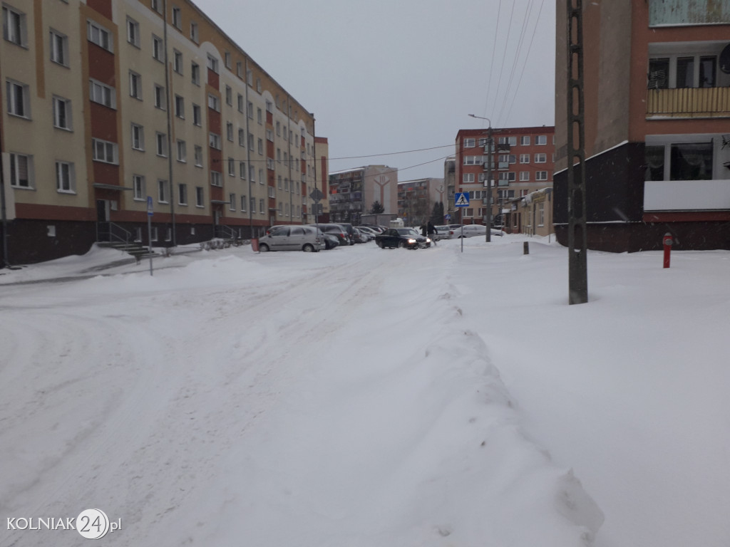 Kolno: śnieg, zawieje i zamiecie