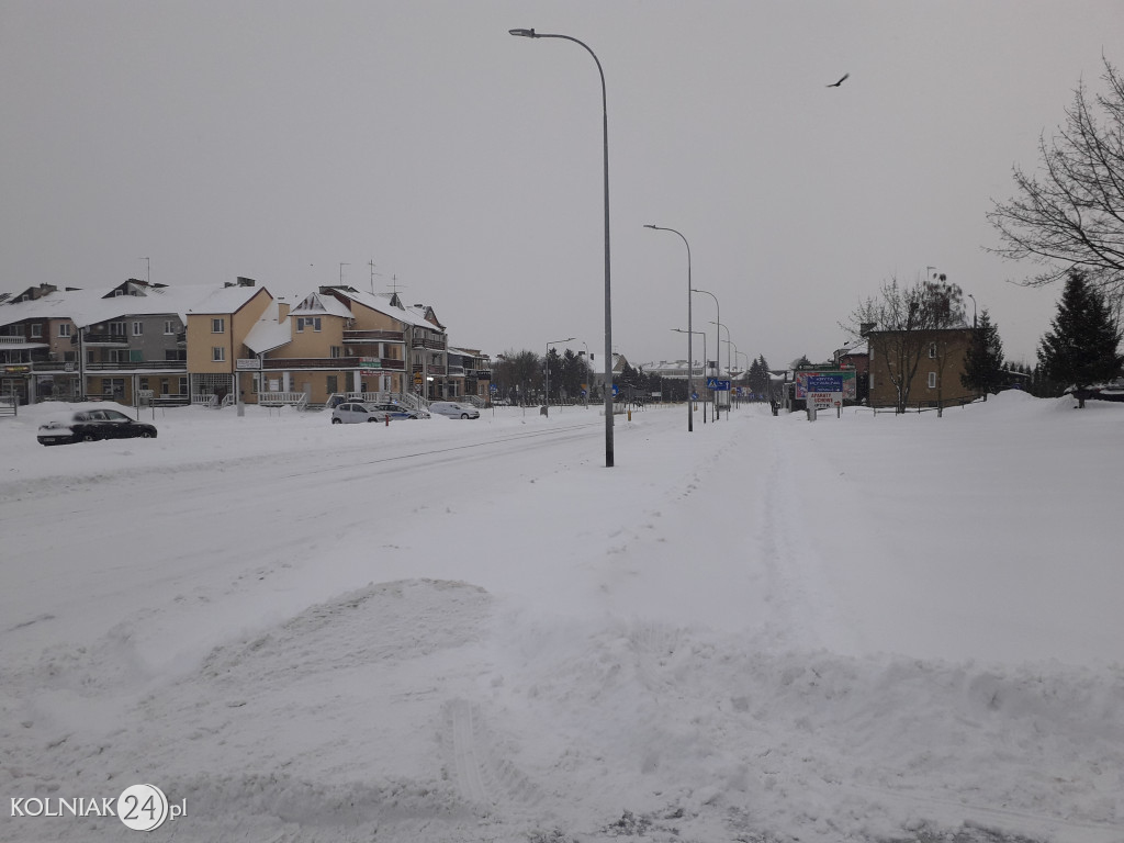 Kolno: śnieg, zawieje i zamiecie