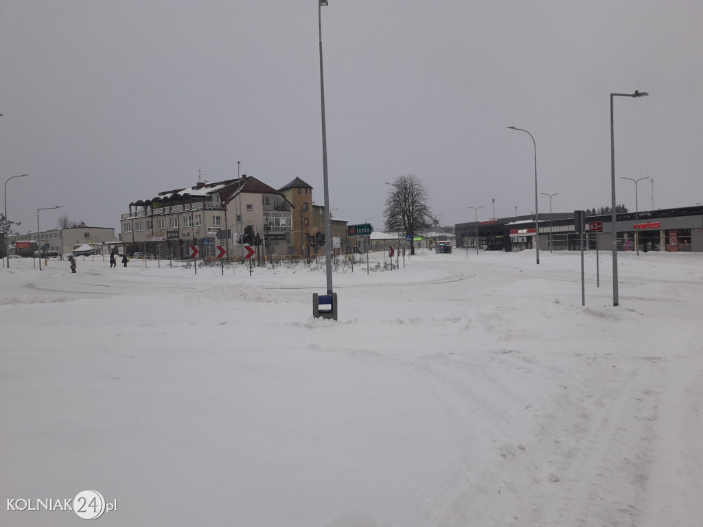 Kolno: śnieg, zawieje i zamiecie