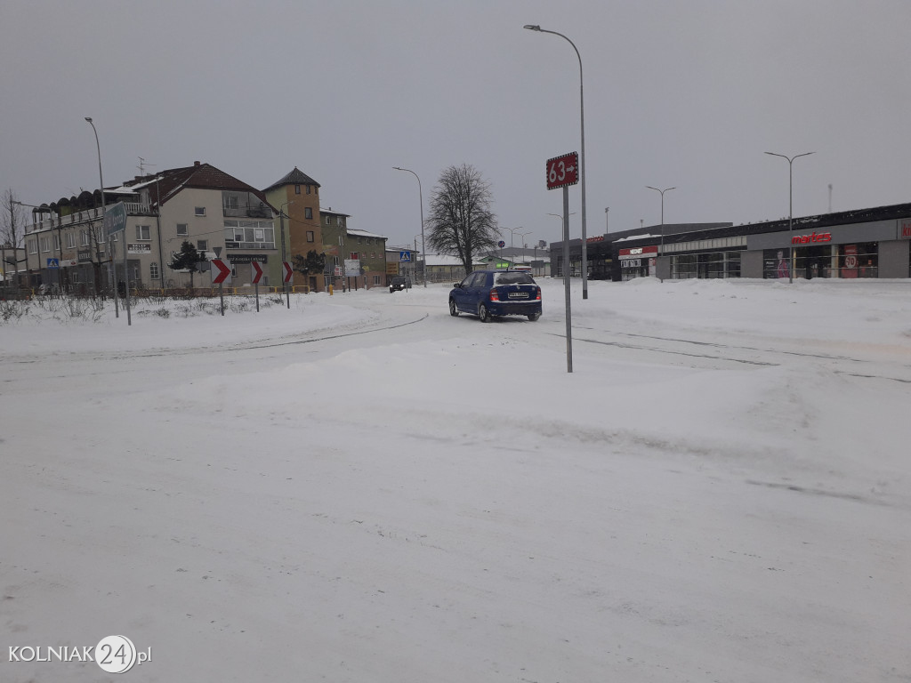 Kolno: śnieg, zawieje i zamiecie