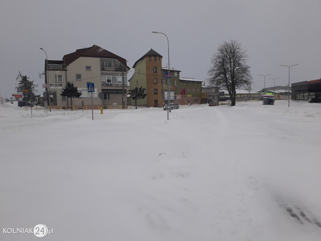Kolno: śnieg, zawieje i zamiecie