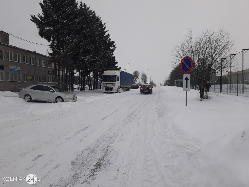 Kolno: śnieg, zawieje i zamiecie