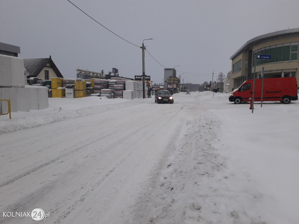 Kolno: śnieg, zawieje i zamiecie