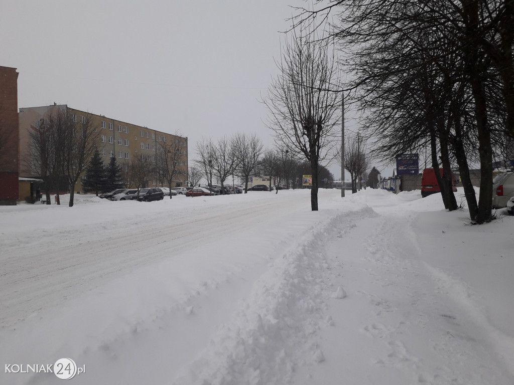 Kolno: śnieg, zawieje i zamiecie