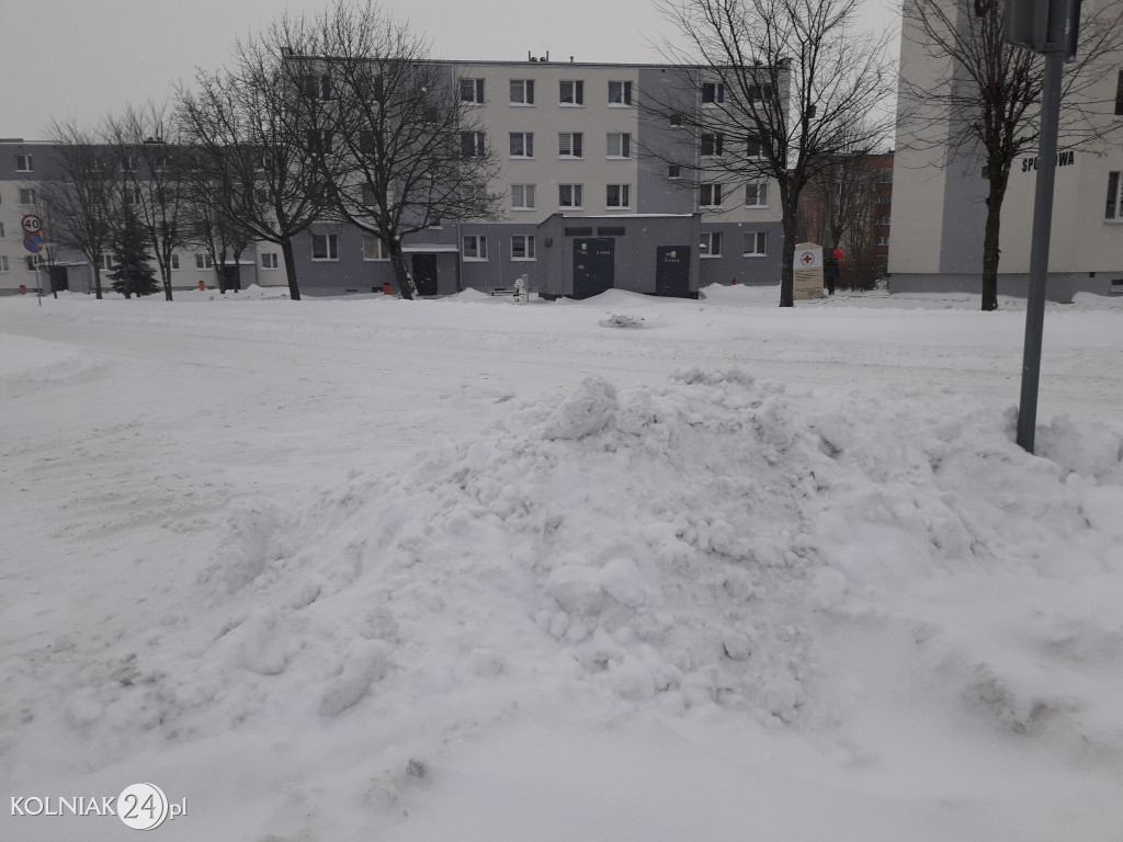Kolno: śnieg, zawieje i zamiecie