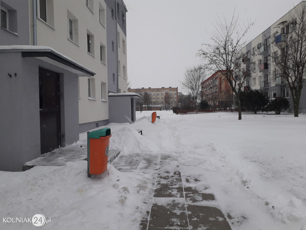 Kolno: śnieg, zawieje i zamiecie