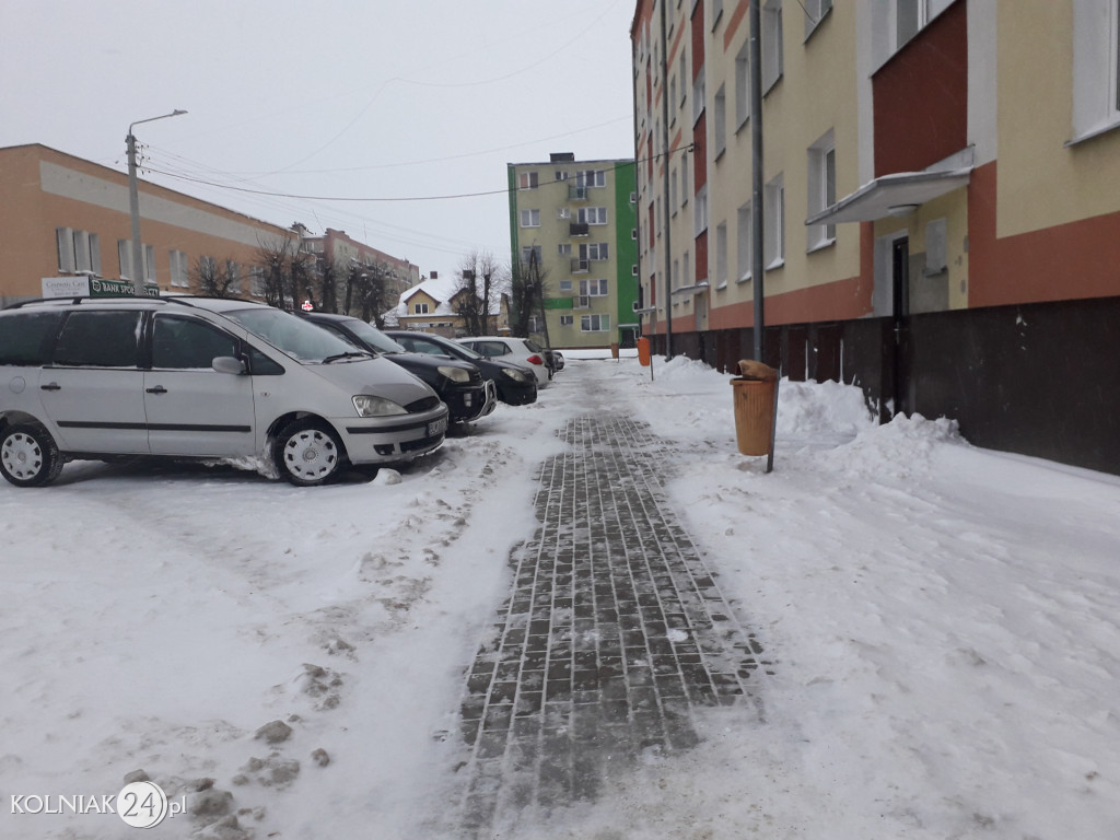 Kolno: śnieg, zawieje i zamiecie