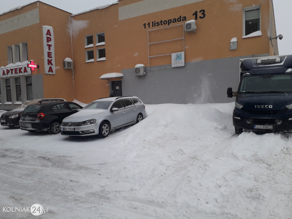 Kolno: śnieg, zawieje i zamiecie