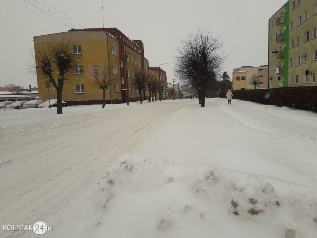 Kolno: śnieg, zawieje i zamiecie