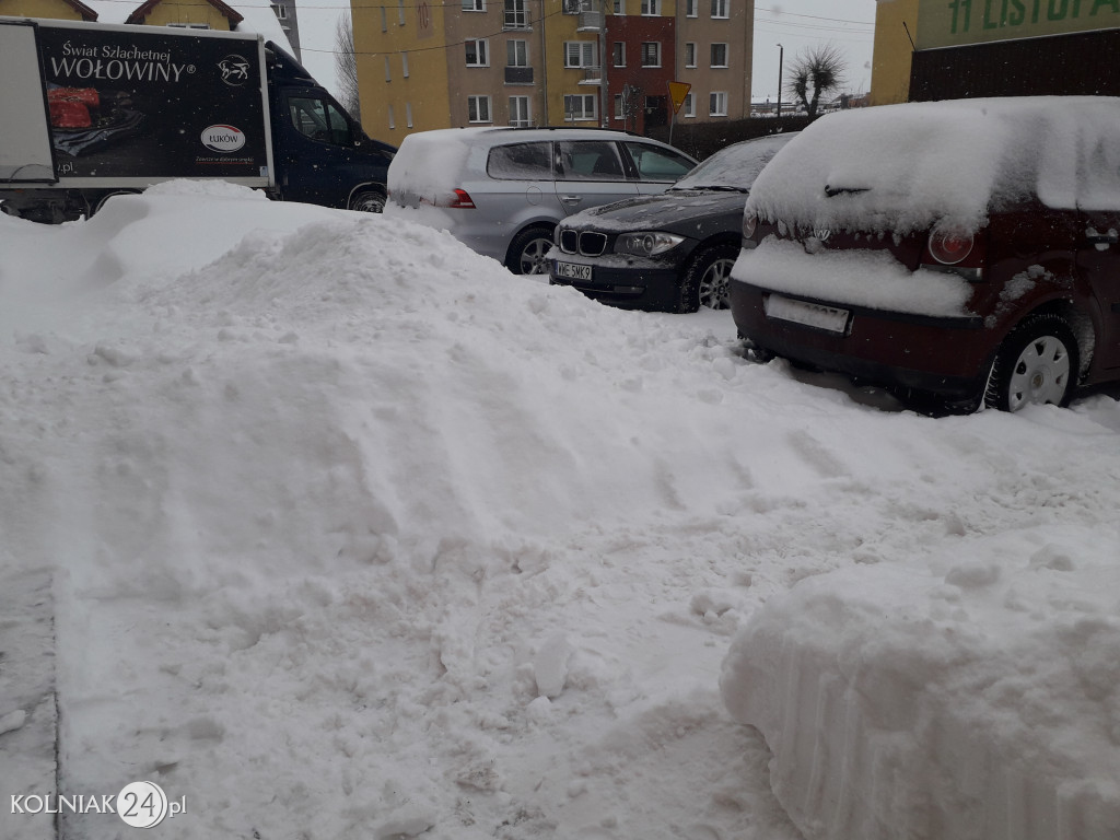 Kolno: śnieg, zawieje i zamiecie