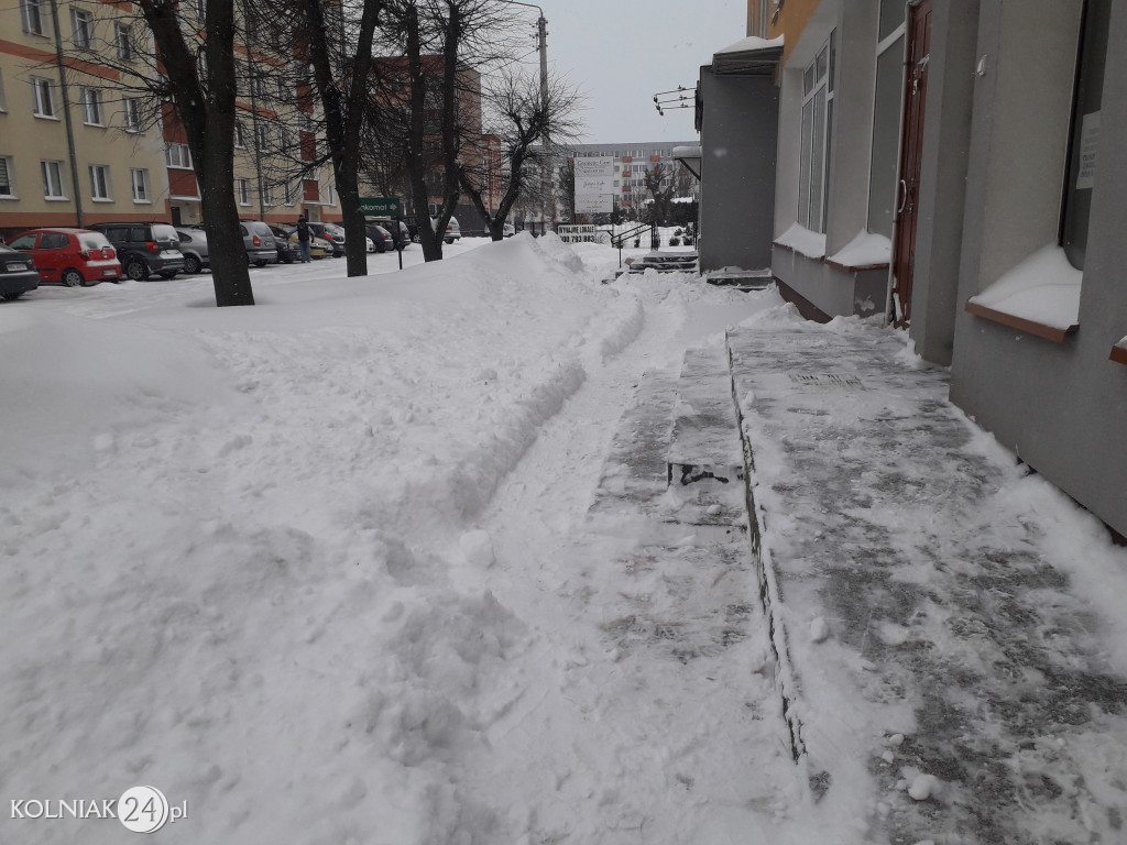 Kolno: śnieg, zawieje i zamiecie