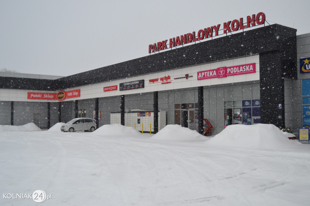 Kolno: śnieg, zawieje i zamiecie