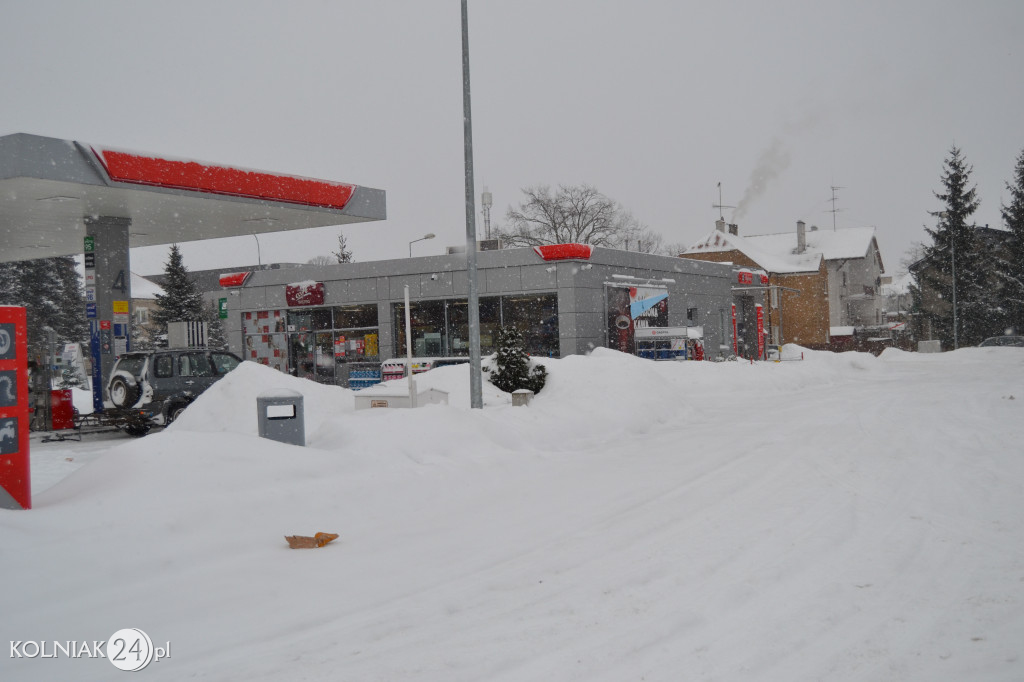 Kolno: śnieg, zawieje i zamiecie