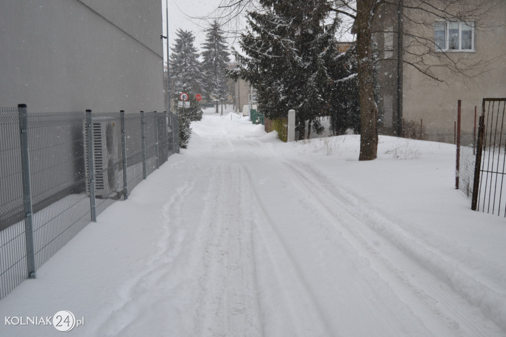 Kolno: śnieg, zawieje i zamiecie