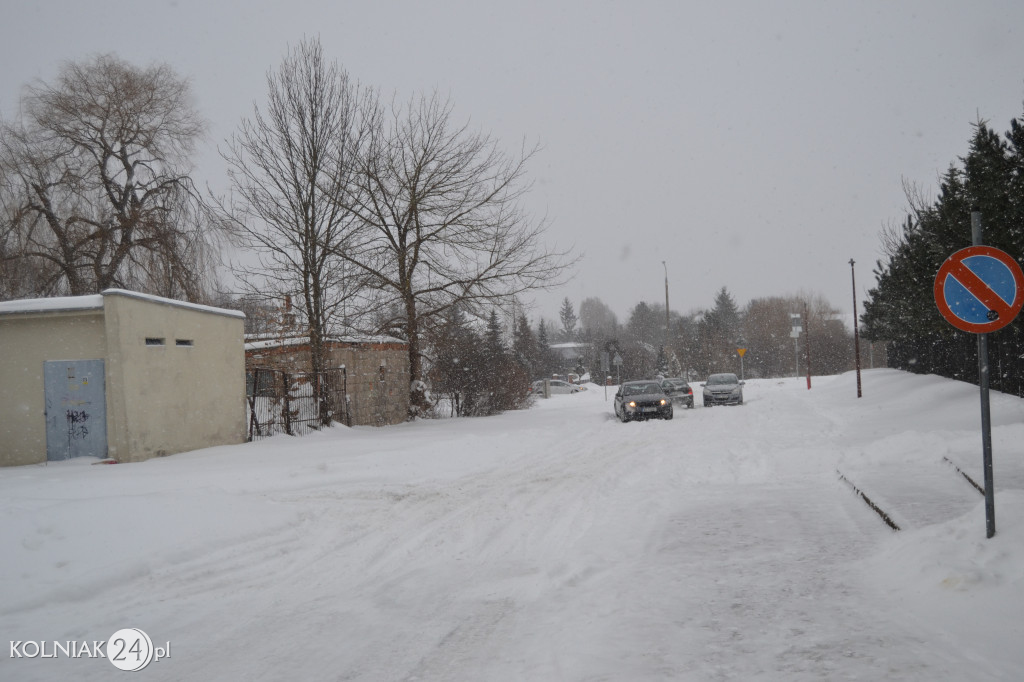 Kolno: śnieg, zawieje i zamiecie
