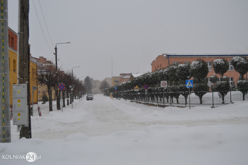 Kolno: śnieg, zawieje i zamiecie