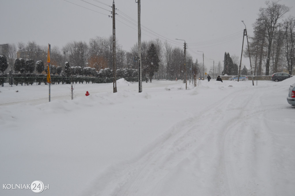 Kolno: śnieg, zawieje i zamiecie