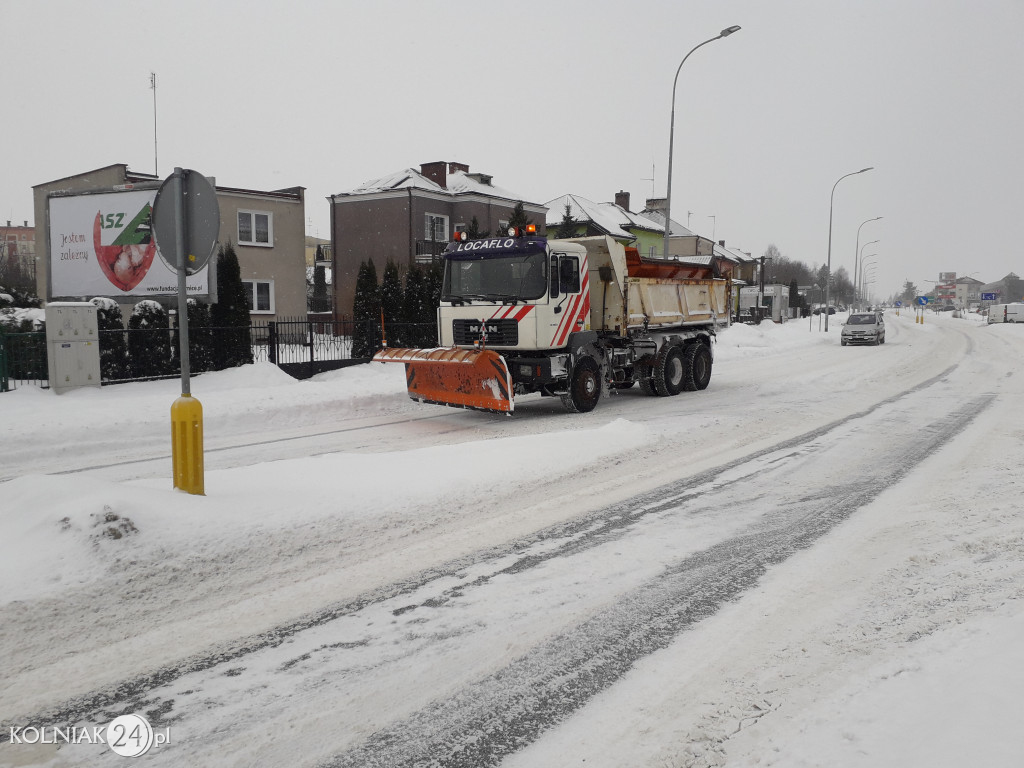 Pługi na ulicach Kolna