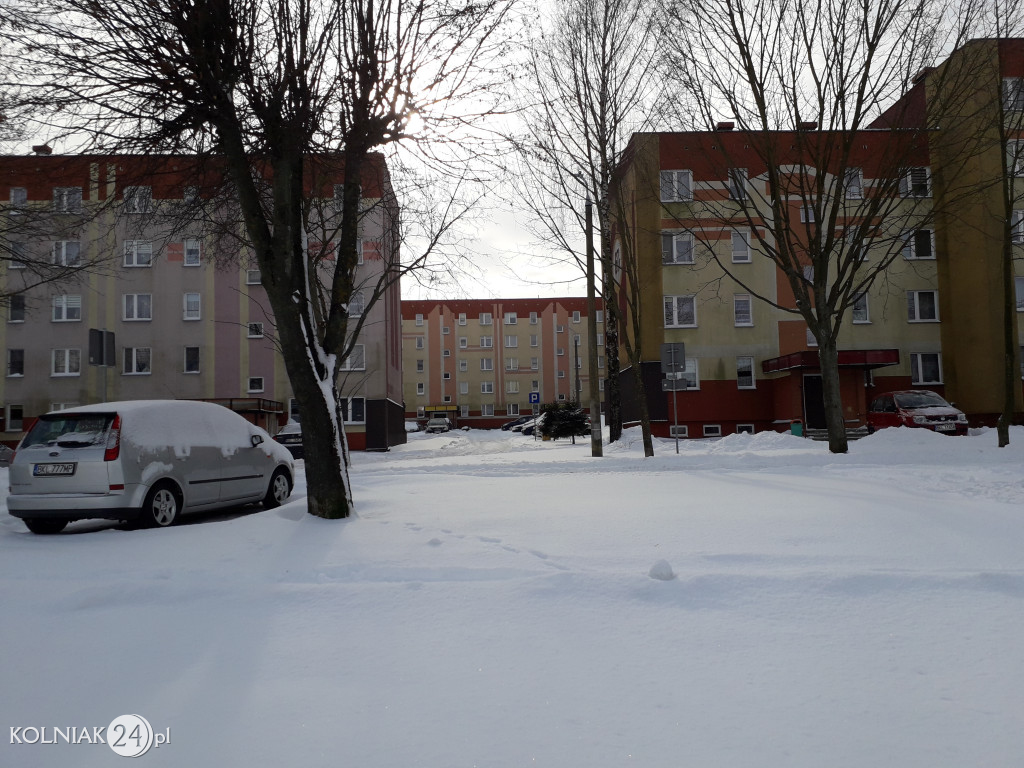 Pługi na ulicach Kolna