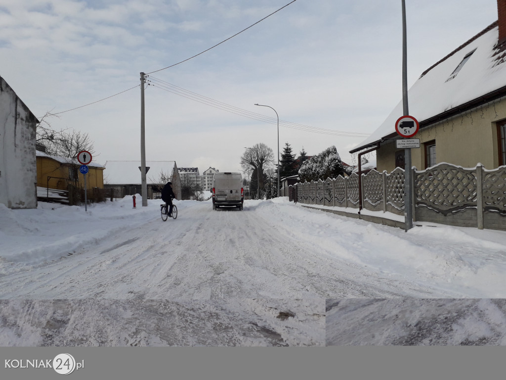 Pługi na ulicach Kolna