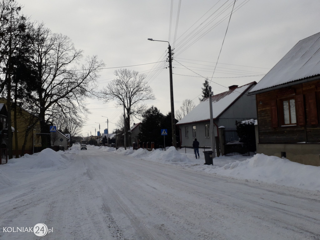 Pługi na ulicach Kolna